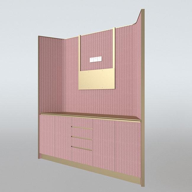 服務(wù)臺(tái)背柜